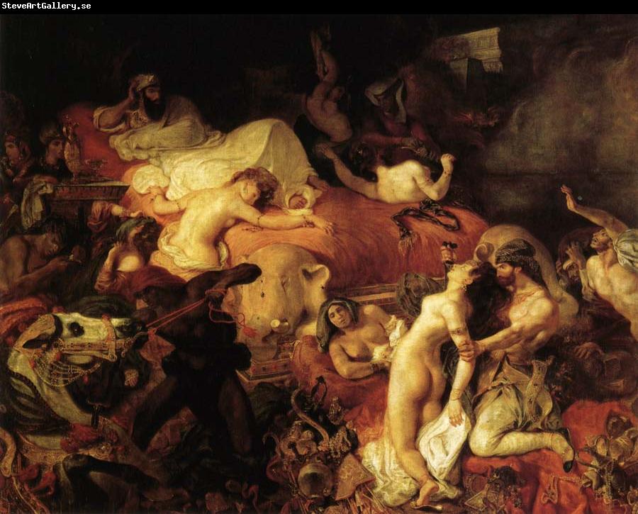 Eugene Delacroix The Death of Sardanapalus